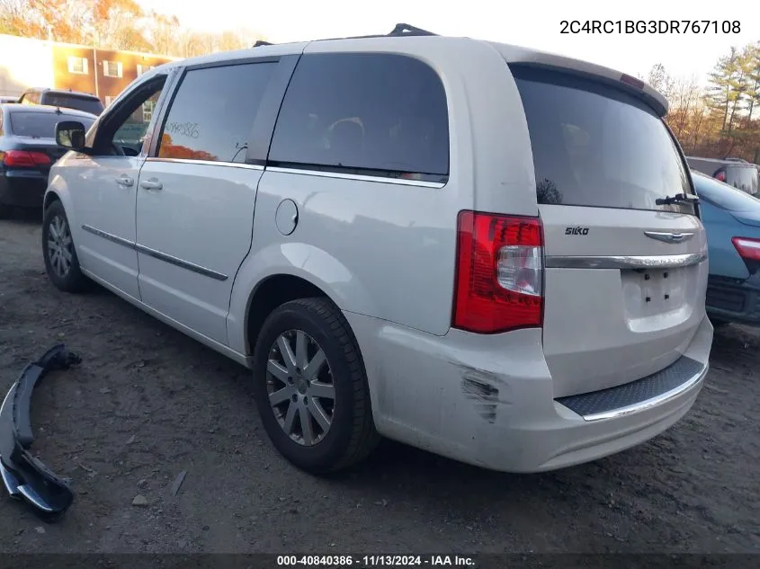 2013 Chrysler Town & Country Touring VIN: 2C4RC1BG3DR767108 Lot: 40840386