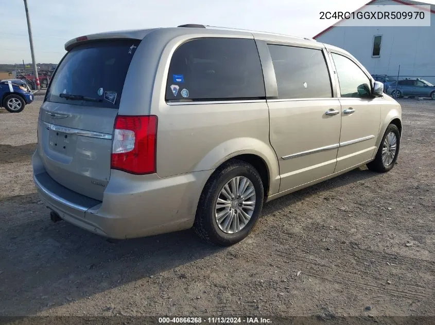 2013 Chrysler Town & Country Limited VIN: 2C4RC1GGXDR509970 Lot: 40866268