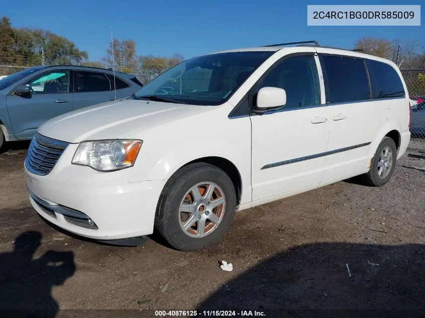 2013 Chrysler Town & Country Touring VIN: 2C4RC1BG0DR585009 Lot: 40876125