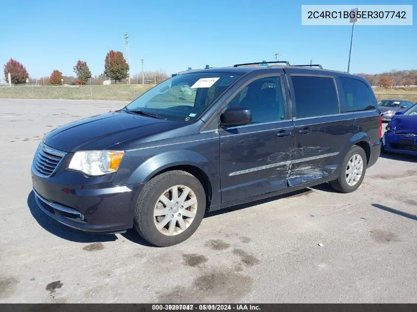 2014 Chrysler Town & Country Touring VIN: 2C4RC1BG5ER307742 Lot: 39297047