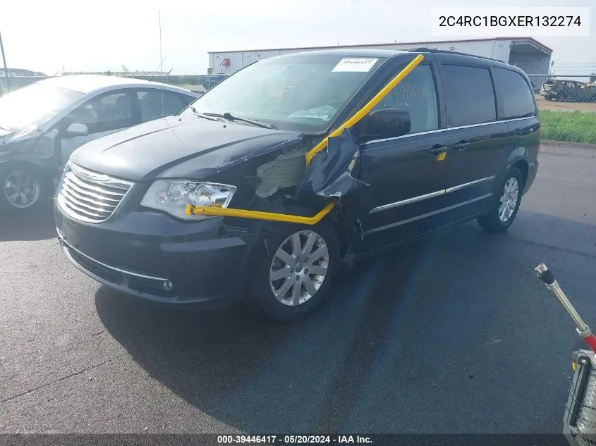 2014 Chrysler Town & Country Touring VIN: 2C4RC1BGXER132274 Lot: 39446417