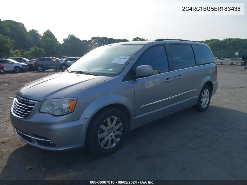 2014 Chrysler Town & Country Touring VIN: 2C4RC1BG5ER183438 Lot: 39967016