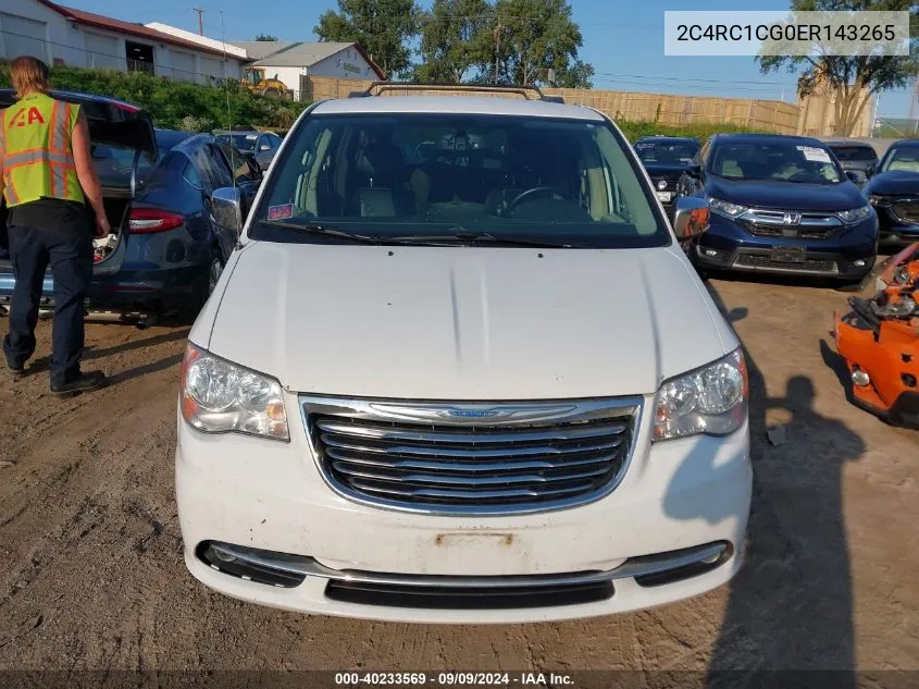 2C4RC1CG0ER143265 2014 Chrysler Town & Country Touring-L