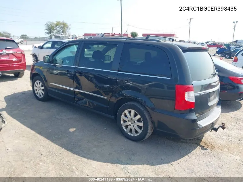 2014 Chrysler Town & Country Touring VIN: 2C4RC1BG0ER398435 Lot: 40247199