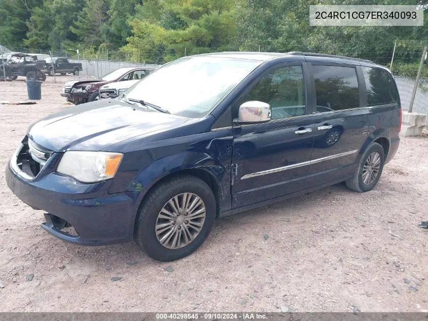 2C4RC1CG7ER340093 2014 Chrysler Town & Country Touring-L