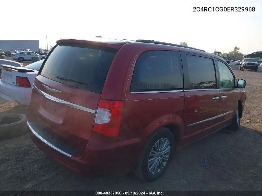 2C4RC1CG0ER329968 2014 Chrysler Town & Country Touring L