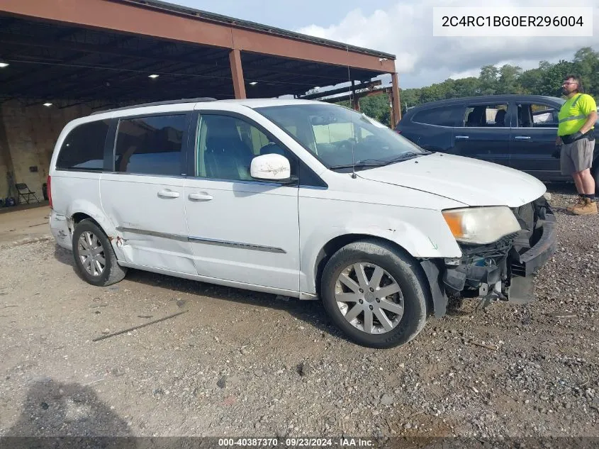 2014 Chrysler Town & Country Touring VIN: 2C4RC1BG0ER296004 Lot: 40387370