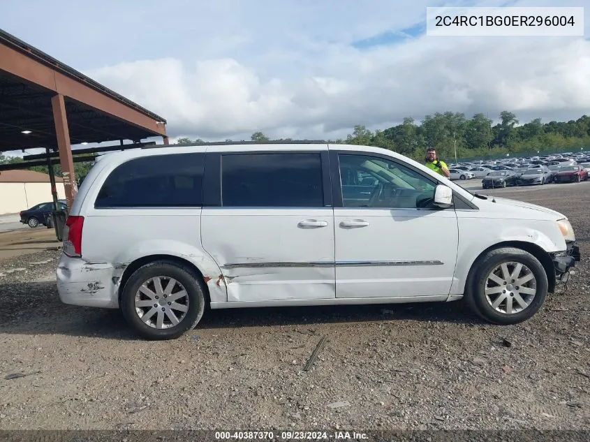 2014 Chrysler Town & Country Touring VIN: 2C4RC1BG0ER296004 Lot: 40387370