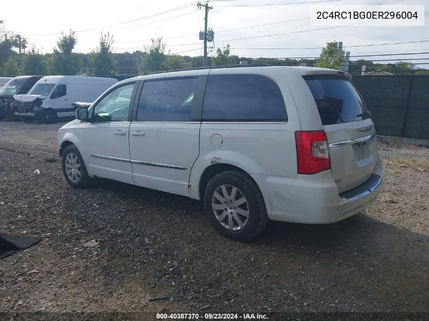 2014 Chrysler Town & Country Touring VIN: 2C4RC1BG0ER296004 Lot: 40387370