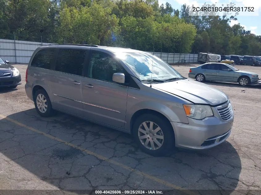 2C4RC1BG4ER381752 2014 Chrysler Town & Country Touring