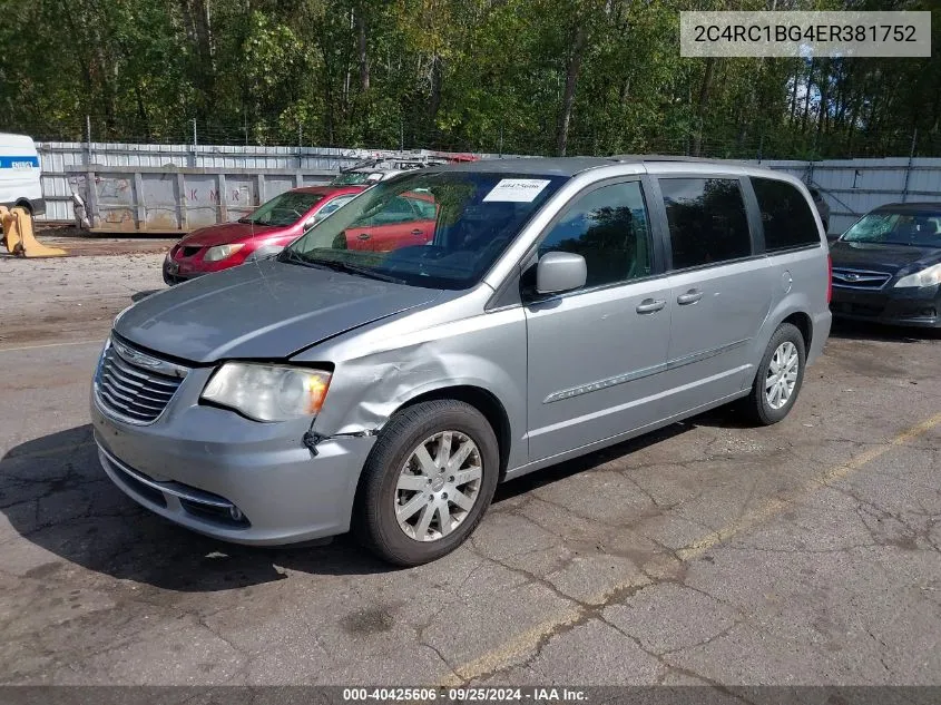 2C4RC1BG4ER381752 2014 Chrysler Town & Country Touring