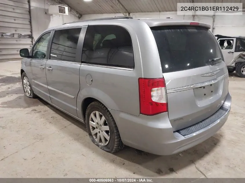 2014 Chrysler Town & Country Touring VIN: 2C4RC1BG1ER112429 Lot: 40506563