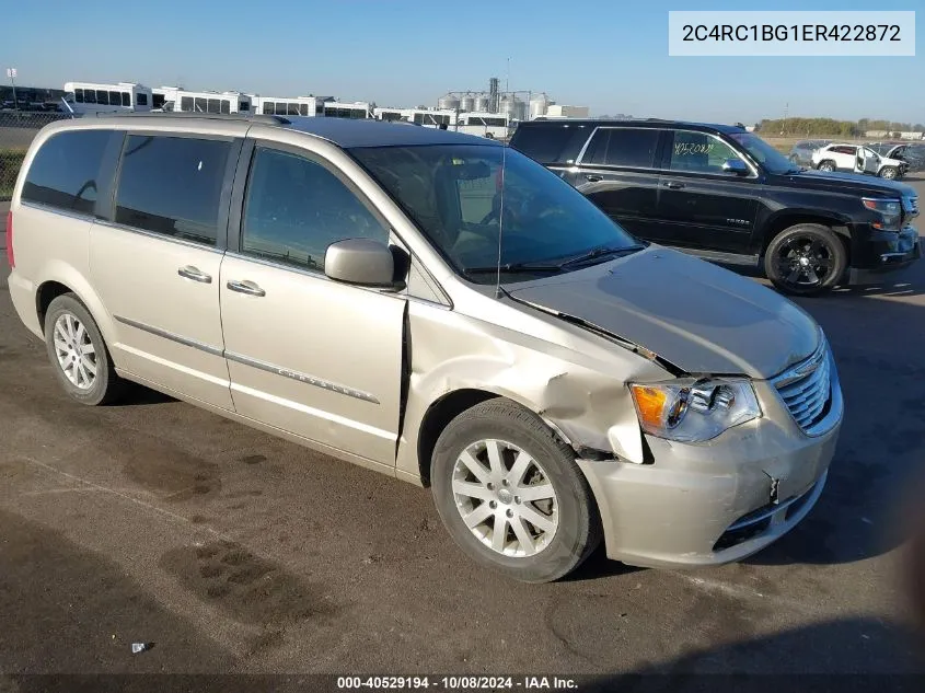 2014 Chrysler Town & Country Touring VIN: 2C4RC1BG1ER422872 Lot: 40529194