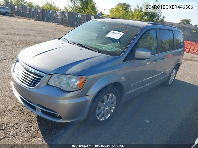 2014 Chrysler Town & Country Touring VIN: 2C4RC1BGXER446586 Lot: 40553571