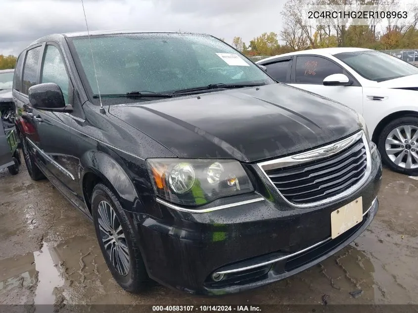 2014 Chrysler Town & Country S VIN: 2C4RC1HG2ER108963 Lot: 40583107