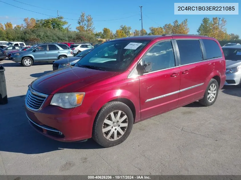 2014 Chrysler Town & Country Touring VIN: 2C4RC1BG3ER221085 Lot: 40626206