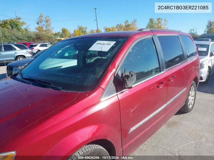 2014 Chrysler Town & Country Touring VIN: 2C4RC1BG3ER221085 Lot: 40626206