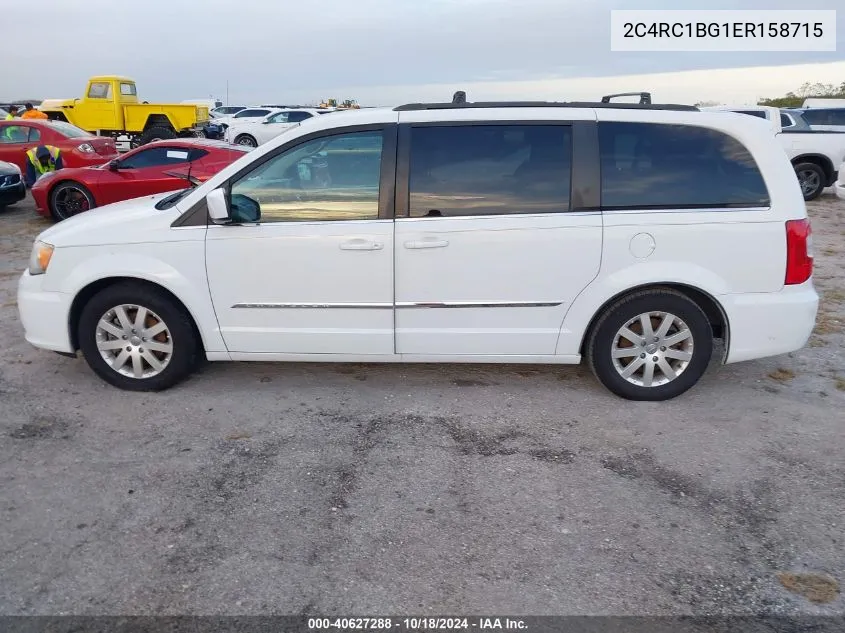 2014 Chrysler Town & Country Touring VIN: 2C4RC1BG1ER158715 Lot: 40627288