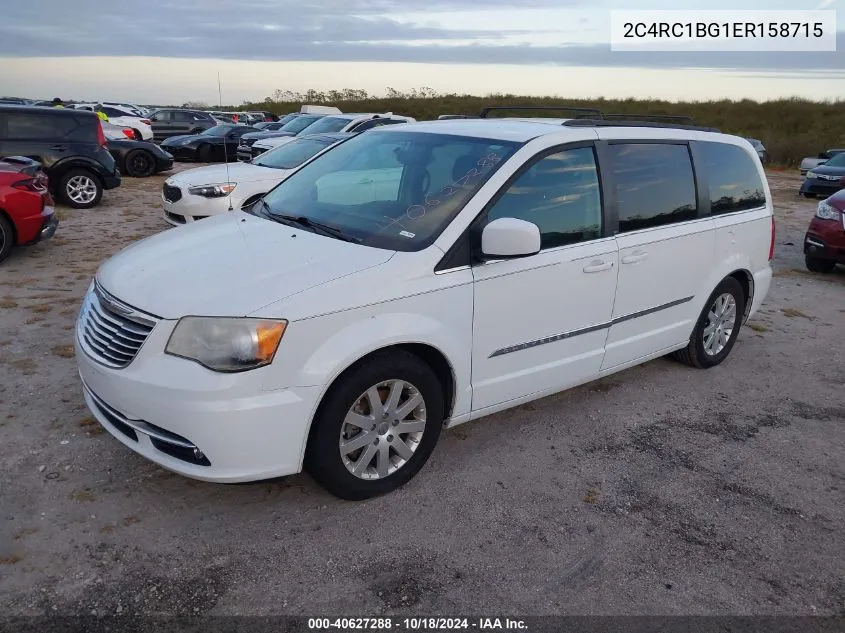 2014 Chrysler Town & Country Touring VIN: 2C4RC1BG1ER158715 Lot: 40627288