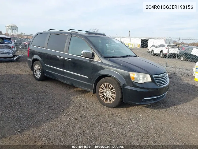 2014 Chrysler Town & Country Limited VIN: 2C4RC1GG3ER198156 Lot: 40715361