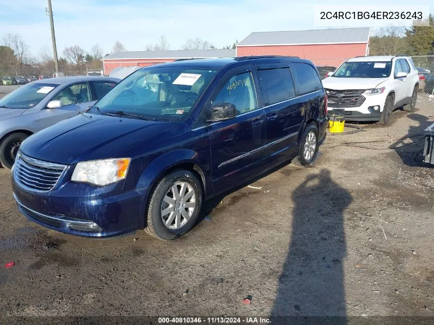 2014 Chrysler Town & Country Touring VIN: 2C4RC1BG4ER236243 Lot: 40810346