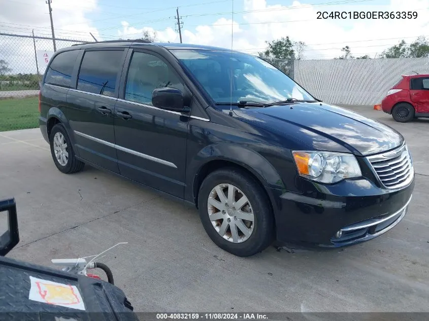 2014 Chrysler Town & Country Touring VIN: 2C4RC1BG0ER363359 Lot: 40832159