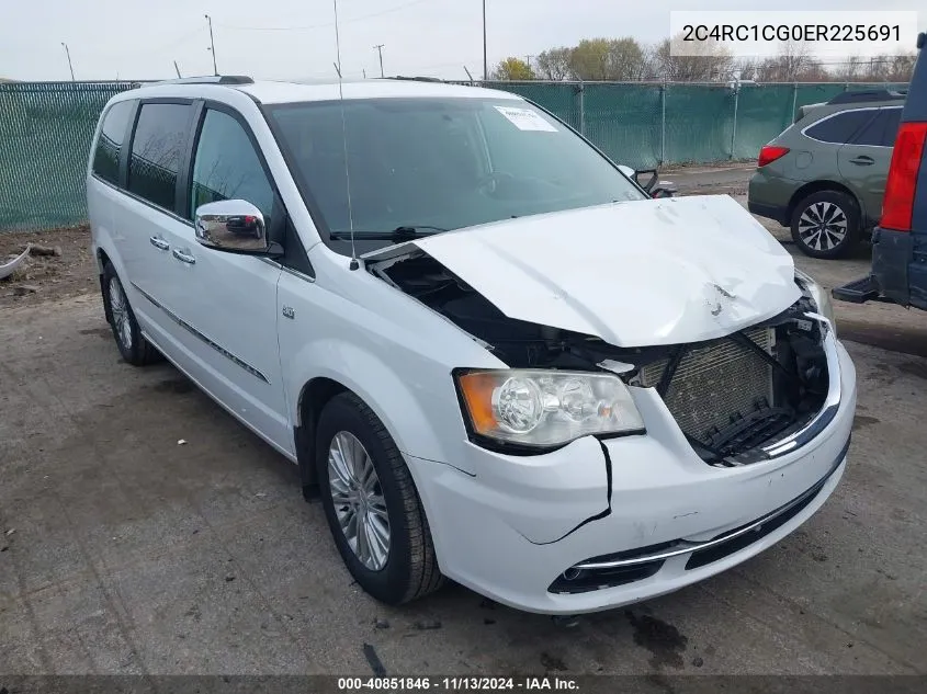 2014 Chrysler Town & Country Touring-L 30Th Anniversary VIN: 2C4RC1CG0ER225691 Lot: 40851846