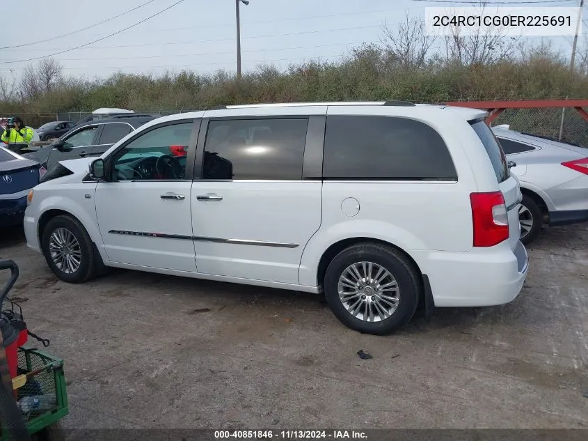 2014 Chrysler Town & Country Touring-L 30Th Anniversary VIN: 2C4RC1CG0ER225691 Lot: 40851846