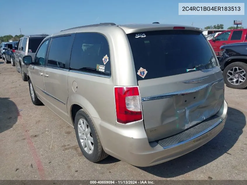 2014 Chrysler Town & Country Touring VIN: 2C4RC1BG4ER183513 Lot: 40859094