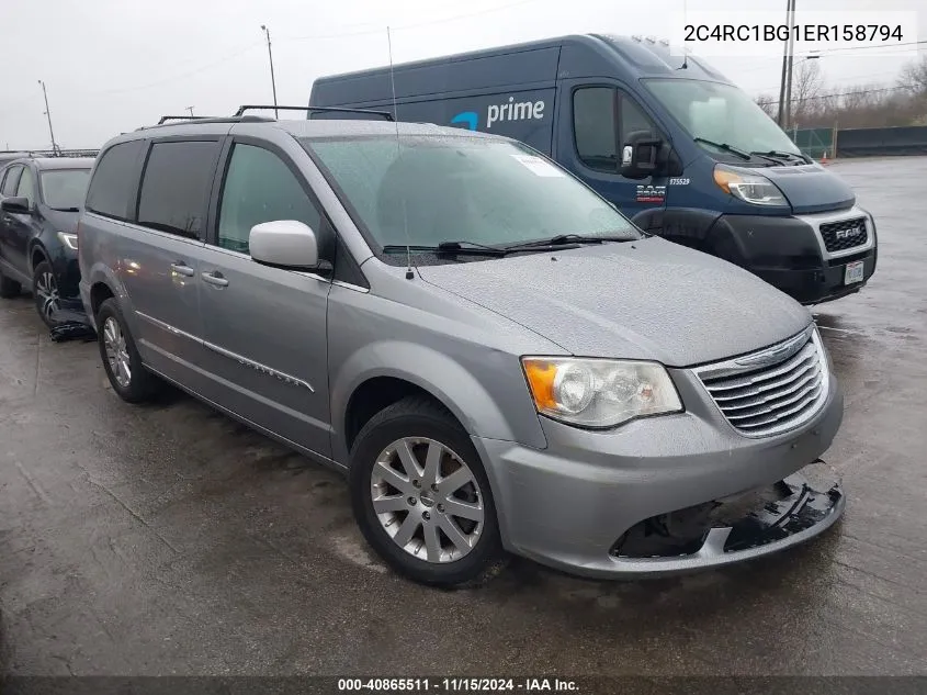 2014 Chrysler Town & Country Touring VIN: 2C4RC1BG1ER158794 Lot: 40865511