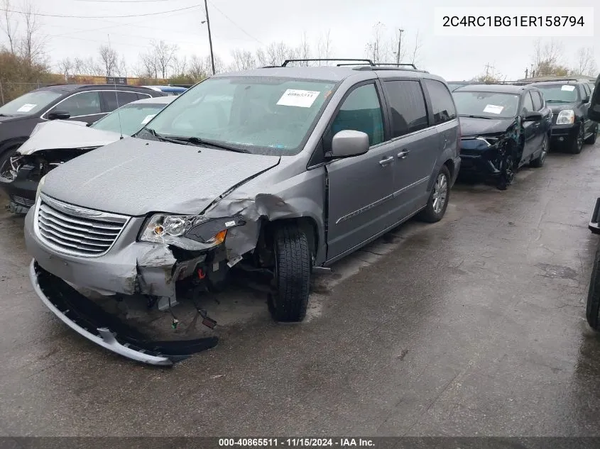 2014 Chrysler Town & Country Touring VIN: 2C4RC1BG1ER158794 Lot: 40865511