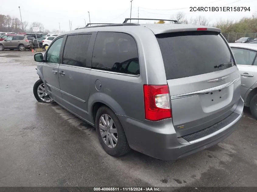 2014 Chrysler Town & Country Touring VIN: 2C4RC1BG1ER158794 Lot: 40865511