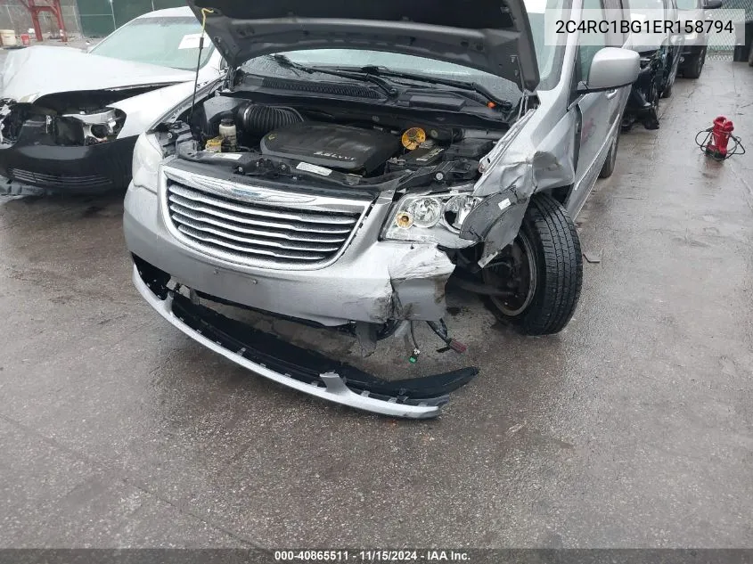 2014 Chrysler Town & Country Touring VIN: 2C4RC1BG1ER158794 Lot: 40865511