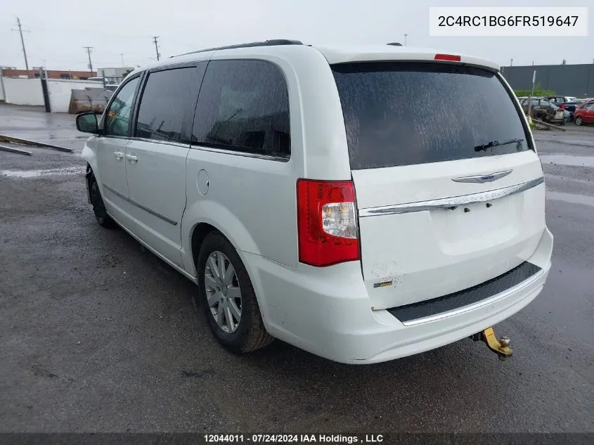 2C4RC1BG6FR519647 2015 Chrysler Town & Country Touring