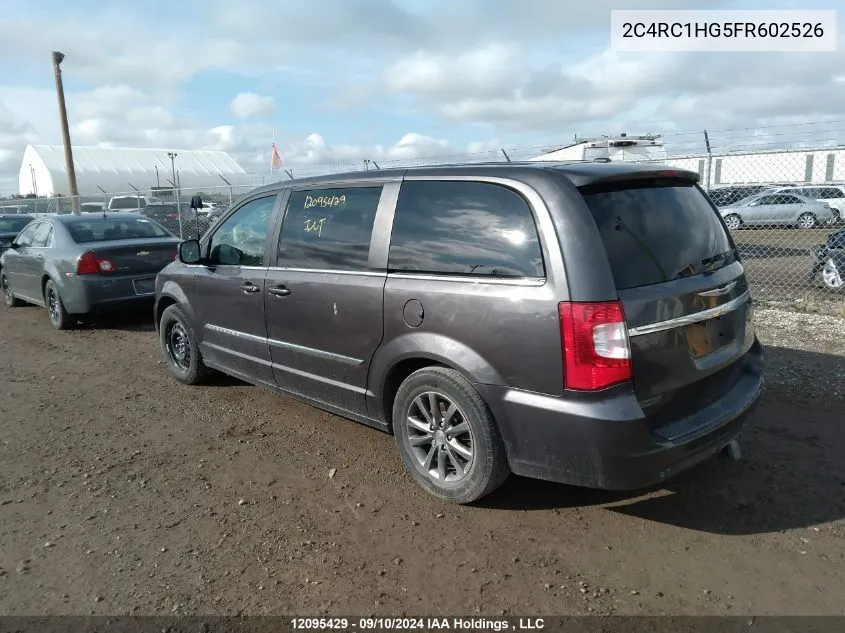 2C4RC1HG5FR602526 2015 Chrysler Town & Country S