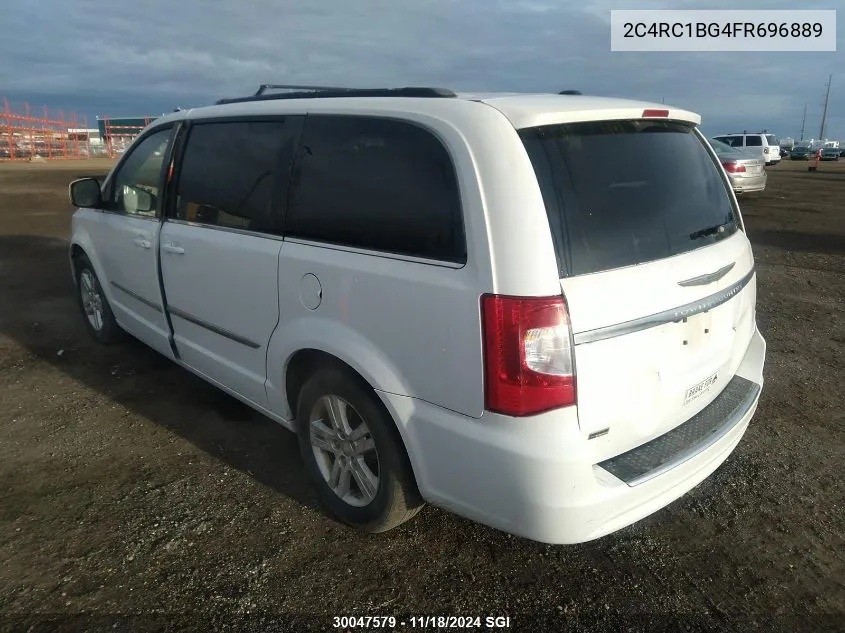 2015 Chrysler Town & Country Touring VIN: 2C4RC1BG4FR696889 Lot: 30047579