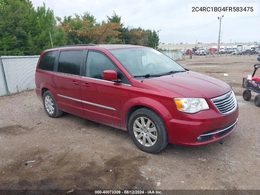 2015 Chrysler Town & Country Touring VIN: 2C4RC1BG4FR583475 Lot: 40073309