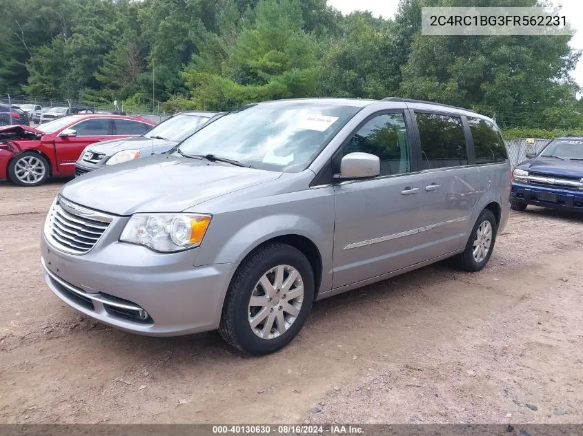 2015 Chrysler Town & Country Touring VIN: 2C4RC1BG3FR562231 Lot: 40130630