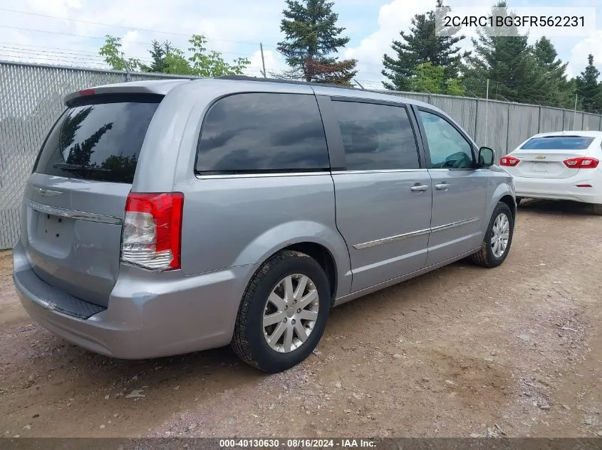 2015 Chrysler Town & Country Touring VIN: 2C4RC1BG3FR562231 Lot: 40130630