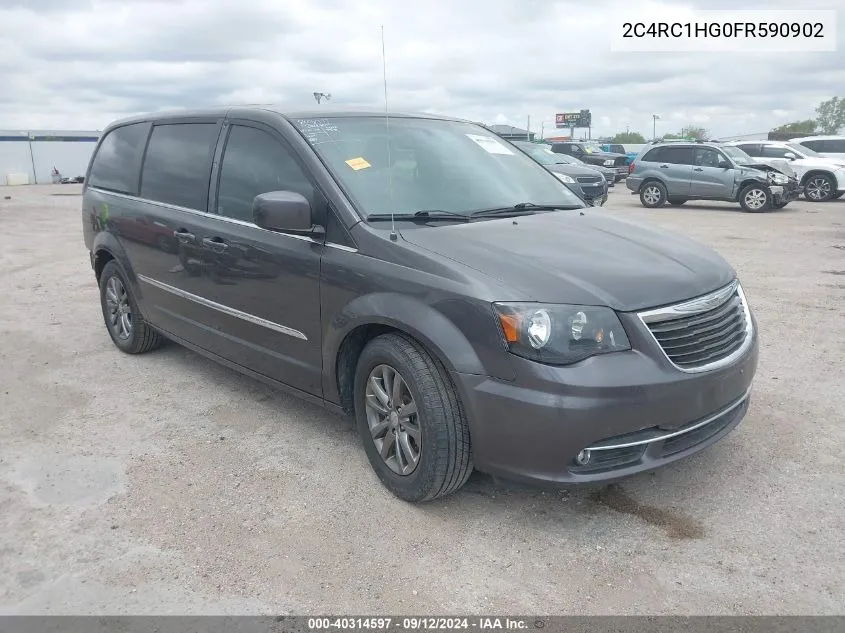 2015 Chrysler Town & Country S VIN: 2C4RC1HG0FR590902 Lot: 40314597