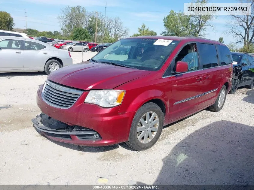 2015 Chrysler Town & Country Touring VIN: 2C4RC1BG9FR739493 Lot: 40336746