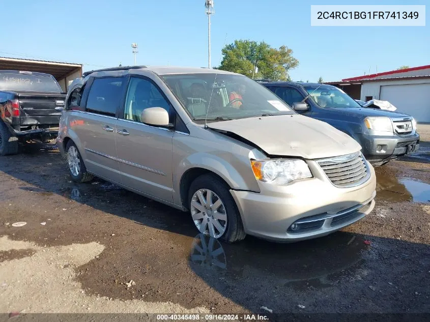 2015 Chrysler Town & Country Touring VIN: 2C4RC1BG1FR741349 Lot: 40345498