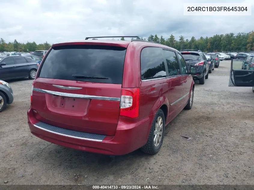 2015 Chrysler Town & Country Touring VIN: 2C4RC1BG3FR645304 Lot: 40414733