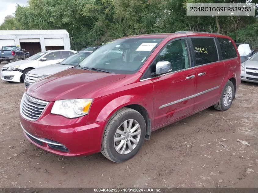 2015 Chrysler Town & Country Limited Platinum VIN: 2C4RC1GG9FR539755 Lot: 40462123