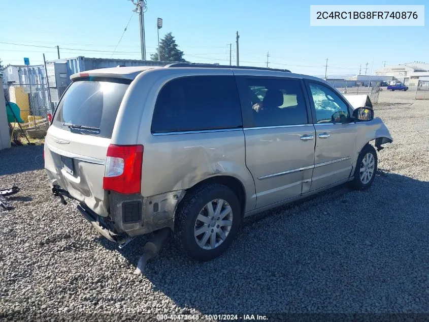 2015 Chrysler Town & Country Touring VIN: 2C4RC1BG8FR740876 Lot: 40473648