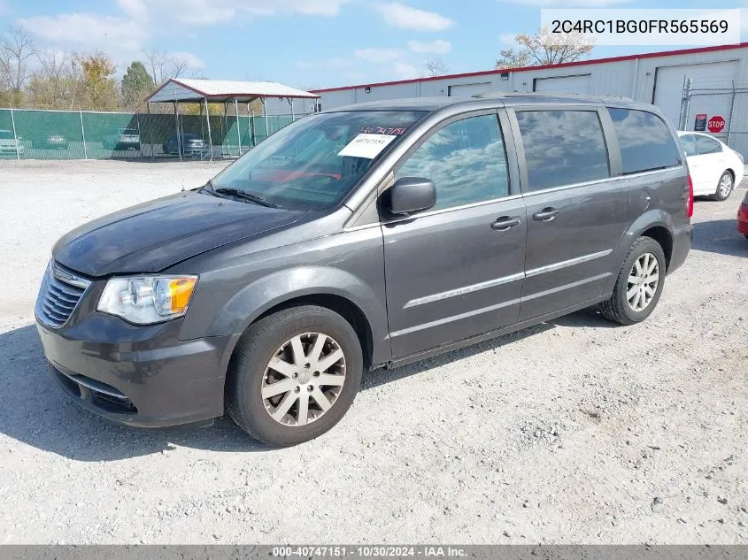 2015 Chrysler Town & Country Touring VIN: 2C4RC1BG0FR565569 Lot: 40747151