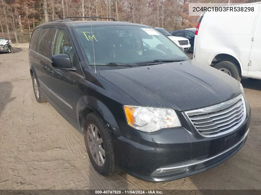 2015 Chrysler Town & Country Touring VIN: 2C4RC1BG3FR538298 Lot: 40747928