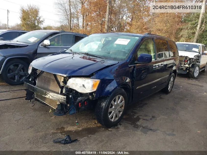 2015 Chrysler Town & Country Touring VIN: 2C4RC1BG4FR610318 Lot: 40755419