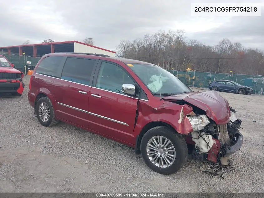 2015 Chrysler Town & Country Touring-L VIN: 2C4RC1CG9FR754218 Lot: 40759599