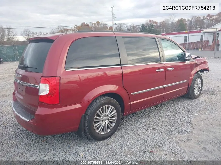 2015 Chrysler Town & Country Touring-L VIN: 2C4RC1CG9FR754218 Lot: 40759599